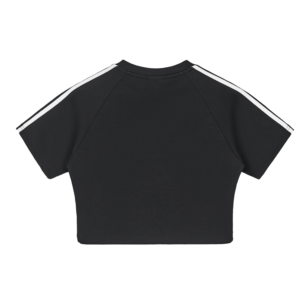 Black Cotton Crop Top – Vylera