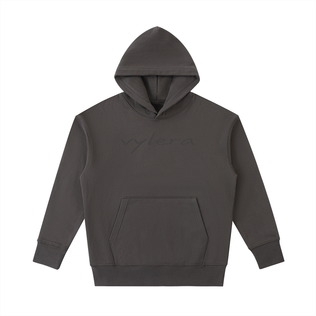 Gray Cotton Heavyweight Hoodie – Vylera