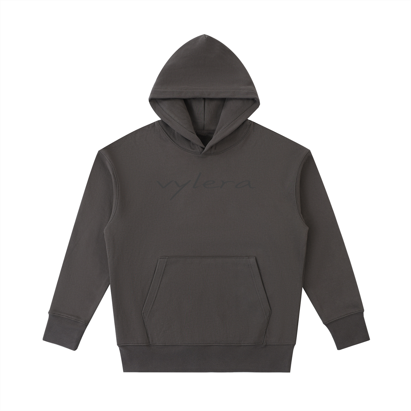 Gray Cotton Heavyweight Hoodie – Vylera