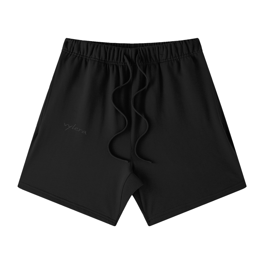 Vylera Cotton Shorts - Black