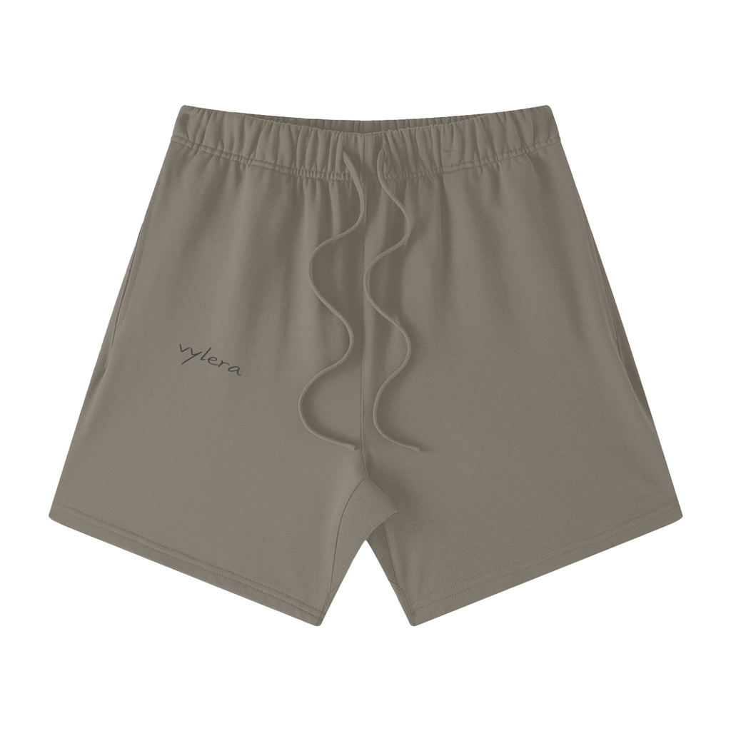 Vylera Cotton Shorts - Gray