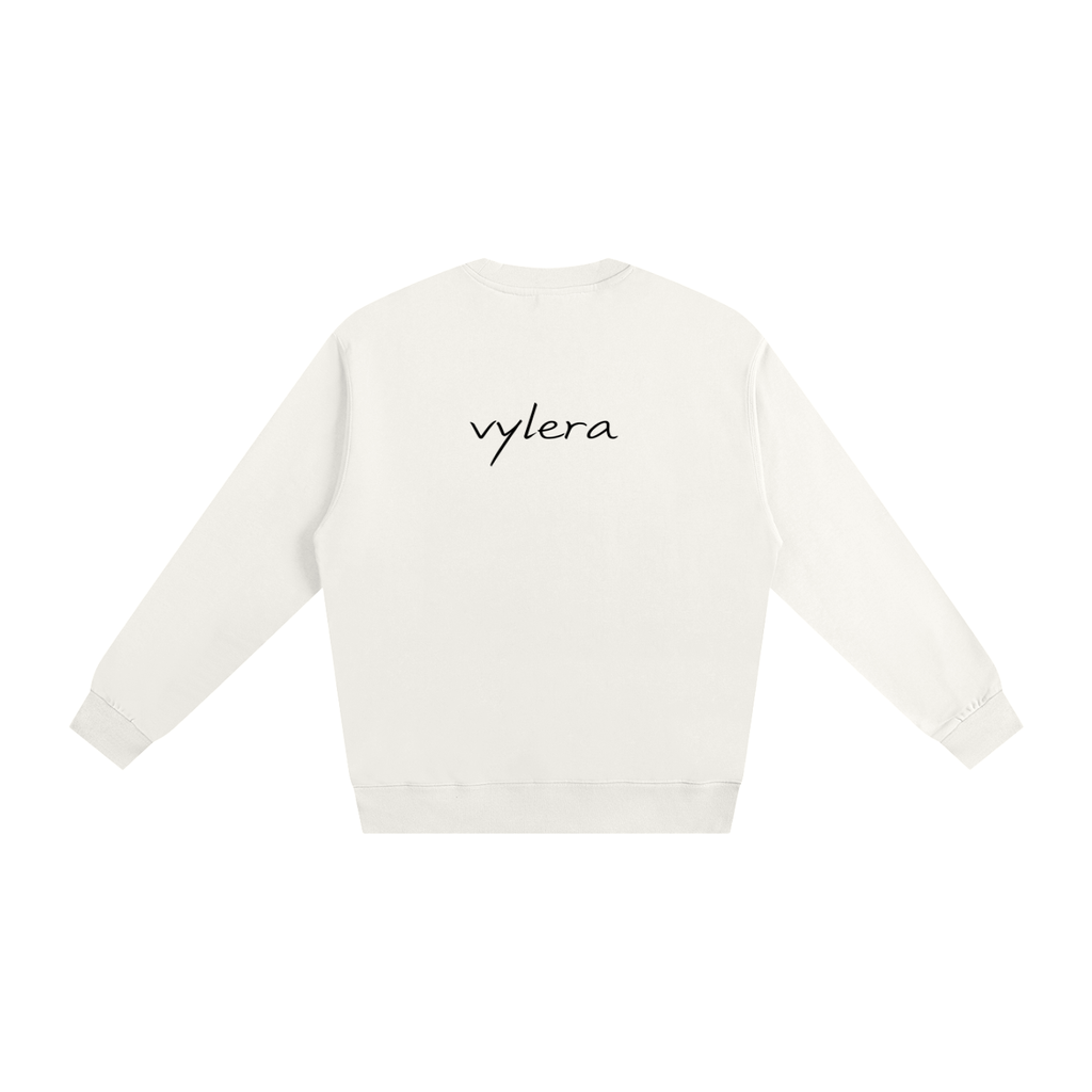 White Cotton Long Sleeve Tee – Vylera