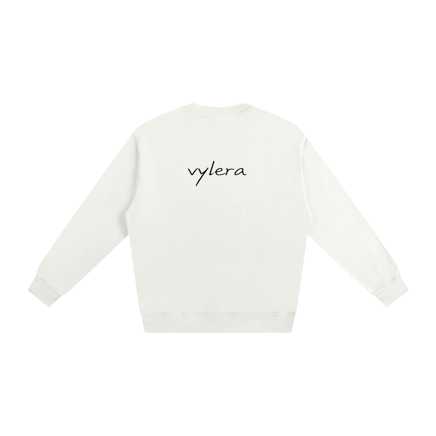 White Cotton Long Sleeve Tee – Vylera