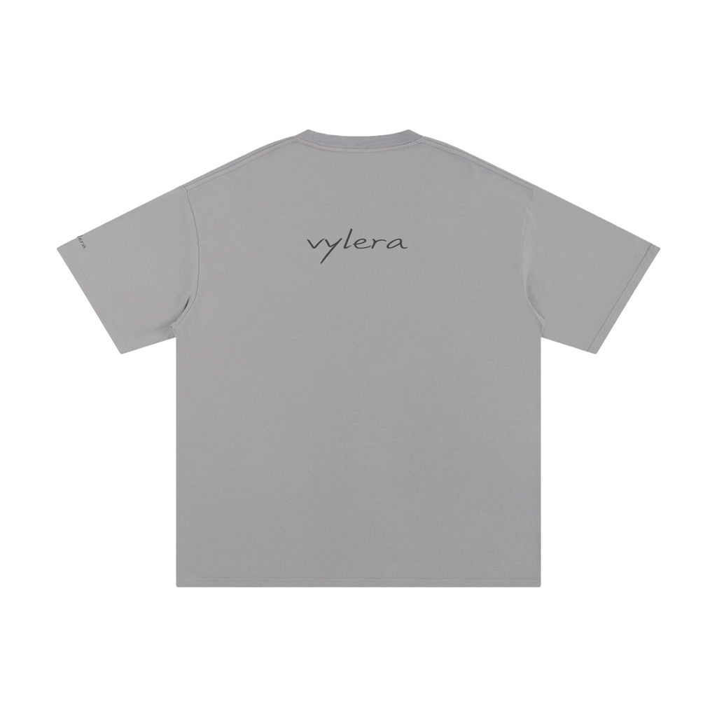 Gray Cotton Classic Tee – Vylera
