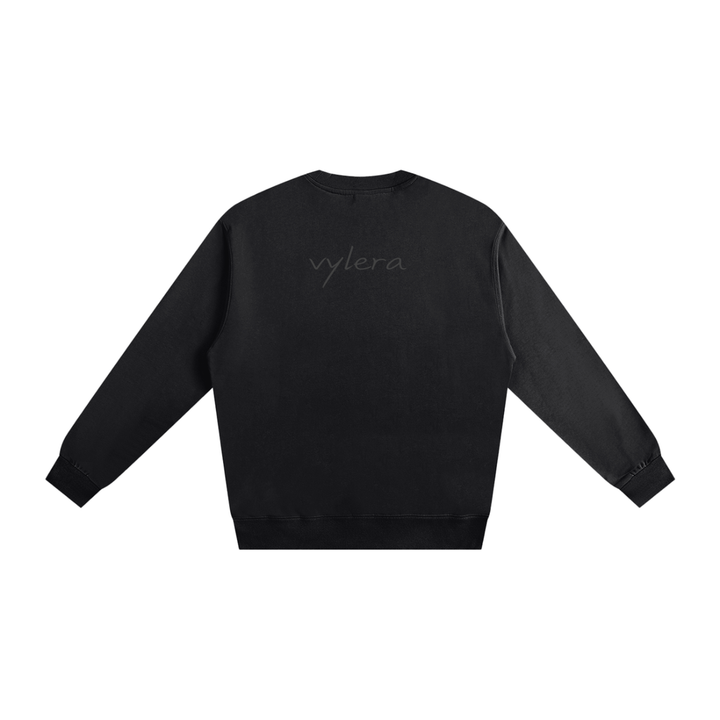 Black Cotton Long Sleeve Tee – Vylera