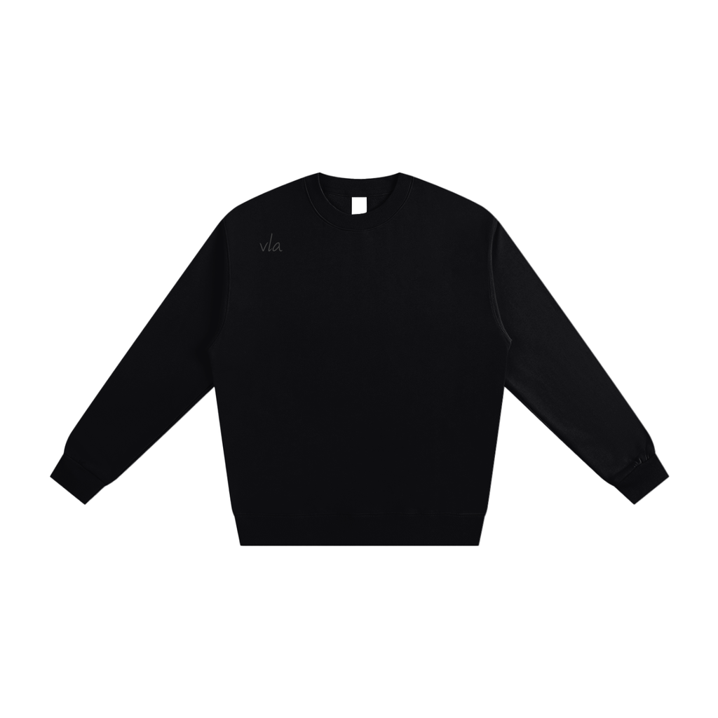 Black Cotton Long Sleeve Tee – Vylera
